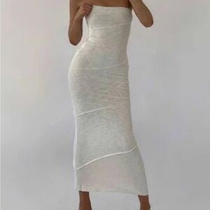 Princess Polly White maxi dress
